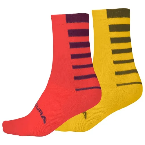 Endura - Coolmax Stripe Socken Doppelpack - Cycling socks