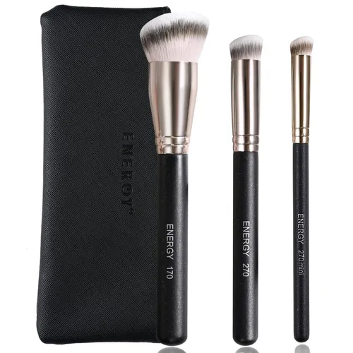 ENERGY 3-in-1 Angled Flat Top Foundation Brush