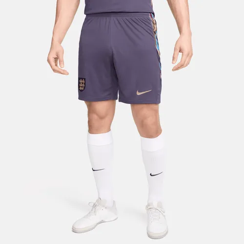 England 2024 Stadium Away Men's Nike Dri-FIT Football Replica Shorts - Purple - Polyester
