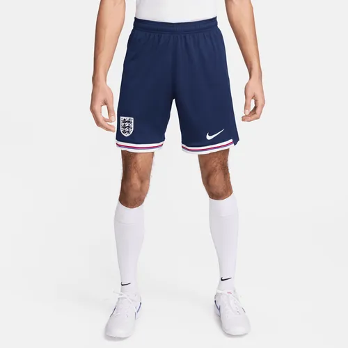 England 2024 Stadium Home Men's Nike Dri-FIT Football Replica Shorts - Blue - Polyester