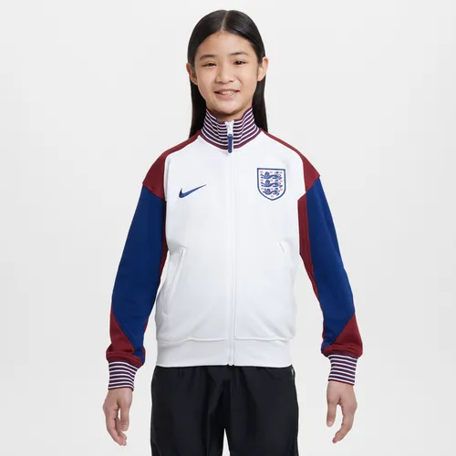 England Academy Pro Home Older Kids' Nike Dri-FIT Football Jacket - White - Polyester