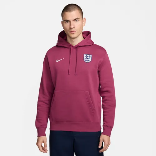 England Club Men's Nike Football Pullover Hoodie - Red - Cotton