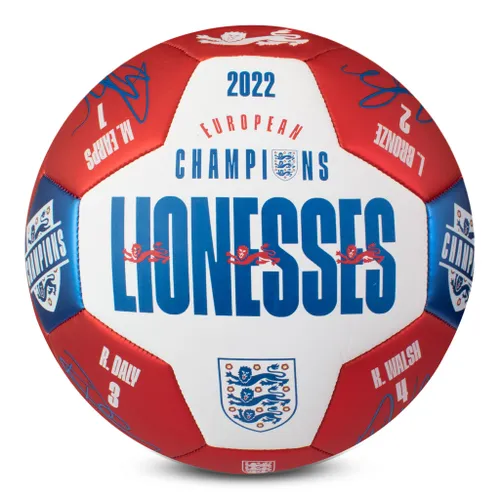 England Lionesses Euro Champions Signature Football Size 5