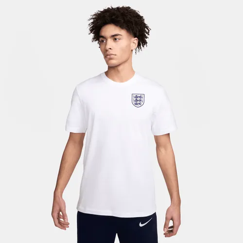 England Men's Nike Football T-Shirt - White - Cotton