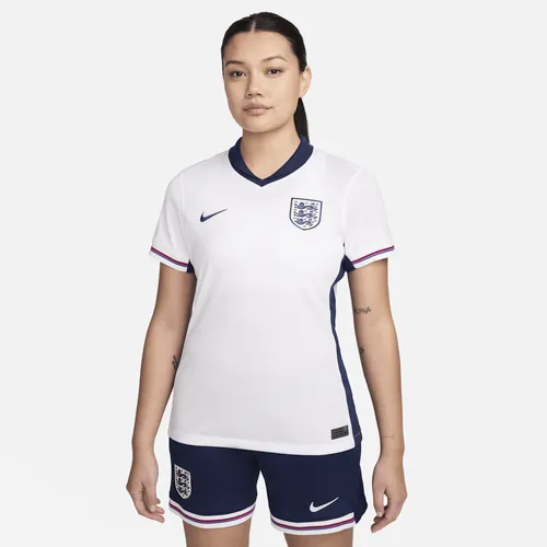 England (Men's Team) 2024/25 Stadium Home Women's Nike Dri-FIT Football Replica Shirt - White - Polyester