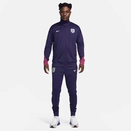England Strike Men's Nike Dri-FIT Football Knit Tracksuit - Purple - Polyester