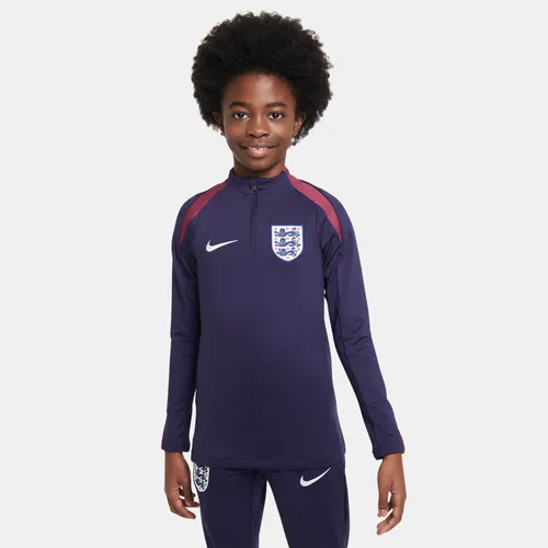 England Strike Older Kids' Nike Dri-FIT Football Drill Top - Purple - Polyester