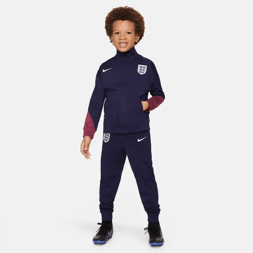 England Strike Younger Kids' Nike Dri-FIT Football Knit Tracksuit - Purple - Polyester