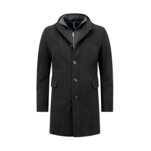 Enos , Nearest Winter Coat for Men - Zmc-8039 ,Black male, Sizes: