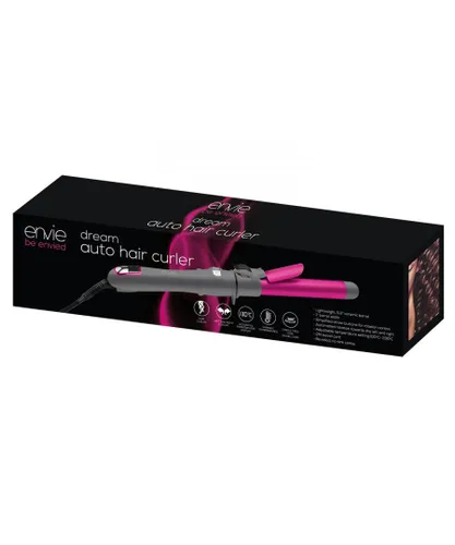 Envie Dream Auto Hair Curler Adjustable Temperature Setting with LED Display - Pink - One Size