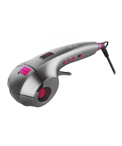 Envie Secret Auto Hair Curler with LCD Display & Cut-off for All Types - Grey - One Size