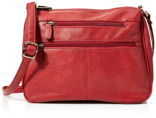 Envy Women's Cathy Plain RED Shoulder Bag