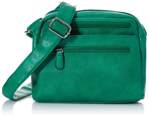 Envy Women's Suzie Plain Green Shoulder Bag