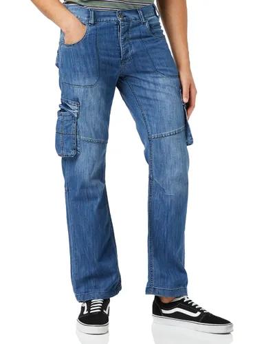 Enzo Men's Ez404 Loose Fit Jeans