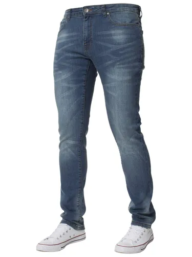 Enzo Men's KZ117 DF Skinny Jeans