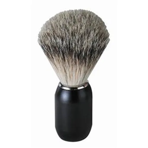 ERBE Badger Hair Shaving Brush, Black Matte Metal Handle Male 1 Stk.