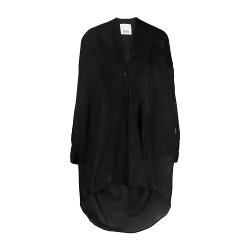 Erika Cavallini , Erika Cavallini Semi-Couture Shirts Black ,Black female, Sizes: