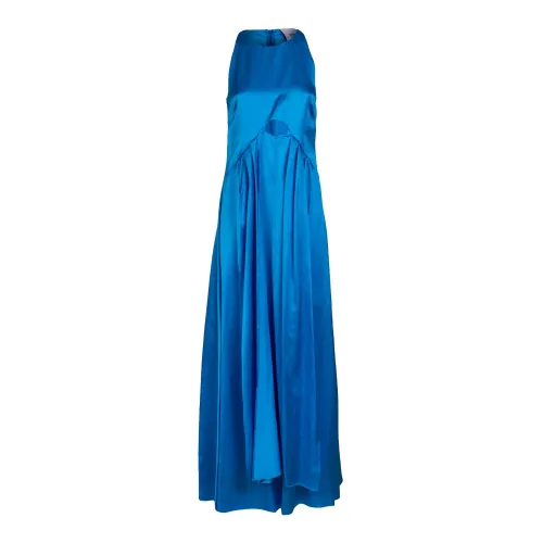 Erika Cavallini , Maxi Dress ,Blue female, Sizes: