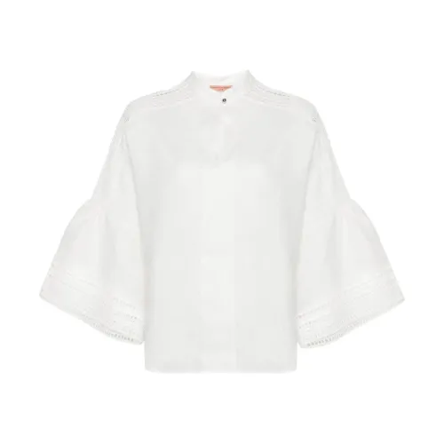 Ermanno Scervino , Ermanno Scervino Shirts White ,White female, Sizes: