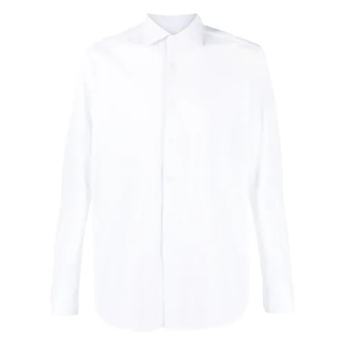 Ermenegildo Zegna , Cotton Dress Shirt ,White male, Sizes: