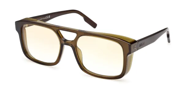 Ermenegildo Zegna EZ0209 47F Men's Sunglasses Brown Size 57