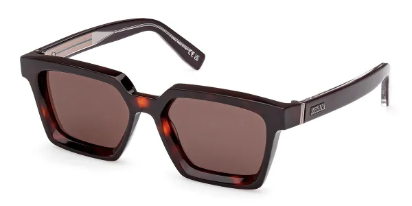 Ermenegildo Zegna EZ0214 56E Men's Sunglasses Tortoiseshell Size 54