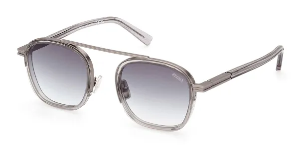 Ermenegildo Zegna EZ0231 20B Men's Sunglasses Silver Size 51