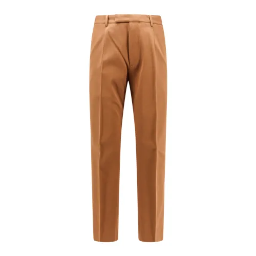 Ermenegildo Zegna , Men's Clothing Trousers Brown Ss24 ,Brown male, Sizes: