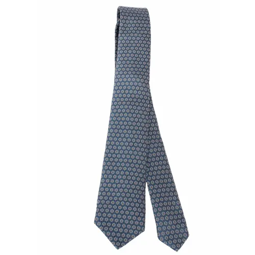 Ermenegildo Zegna , Silk tie ,Blue male, Sizes: ONE