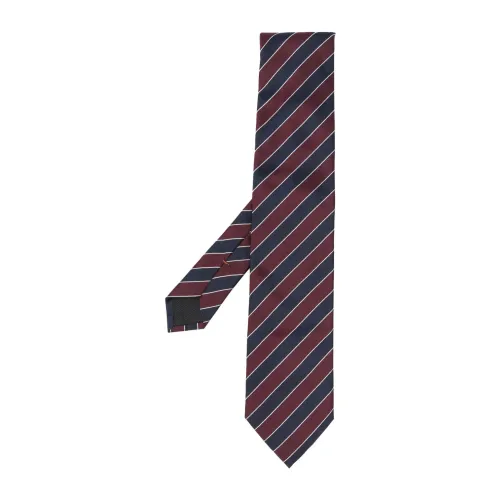 Ermenegildo Zegna , Striped Silk Tie ,Multicolor male, Sizes: ONE