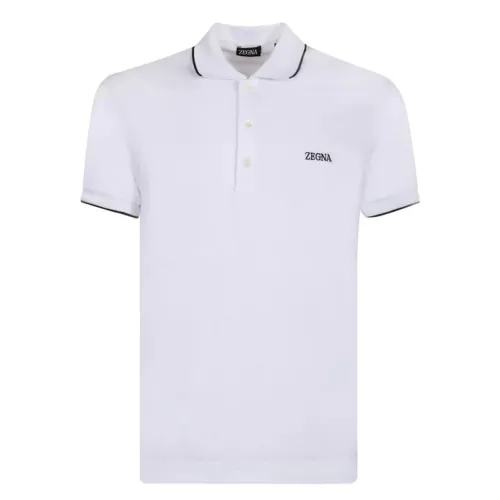 Ermenegildo Zegna , Stylish T-shirts and Polo Shirt ,White male, Sizes: