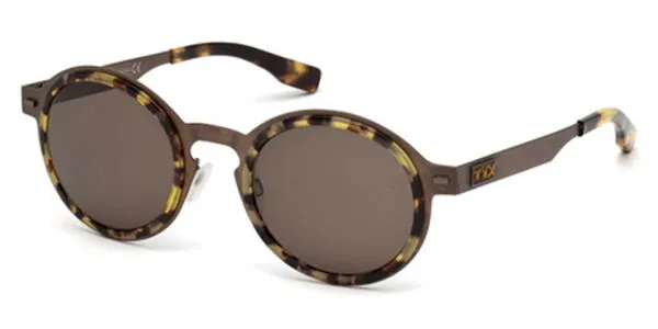 Ermenegildo Zegna ZC0006 Polarized 38M Men's Sunglasses Tortoiseshell Size 49