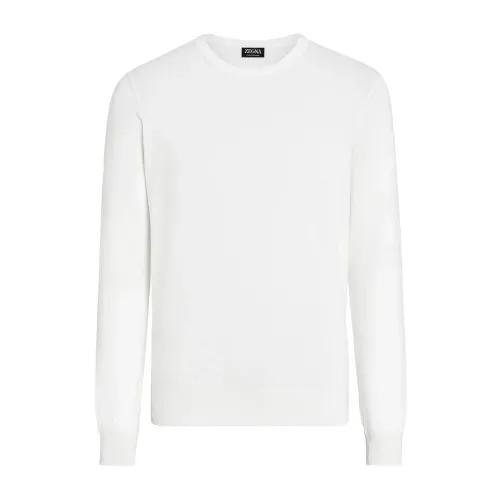 Ermenegildo Zegna , Zegna Sweaters White ,White male, Sizes: