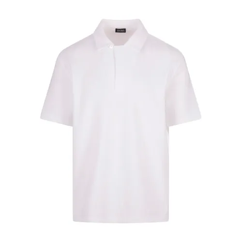 Ermenegildo Zegna , Zegna T-shirts and Polos White ,White male, Sizes: