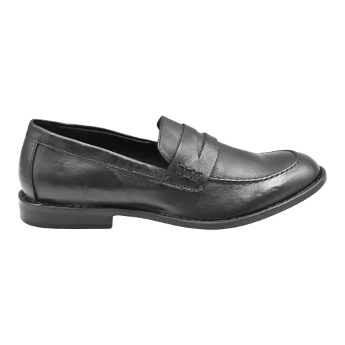 Ernesto Dolani , Men's Shoes Laced Black Ss24 ,Black male, Sizes: