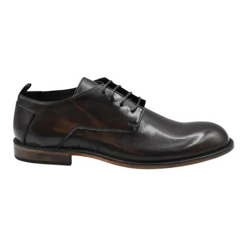 Ernesto Dolani , Men`s Shoes Laced ,Brown male, Sizes: