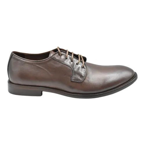 Ernesto Dolani , Men's Shoes Laced Sigaro Ss24 ,Brown male, Sizes:
