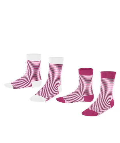 ESPRIT Unisex Kids Fine Stripe 2-Pack Socks