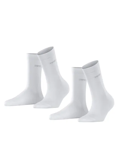ESPRIT Women's Uni 2-Pack W SO Cotton Plain 2 Pairs Socks
