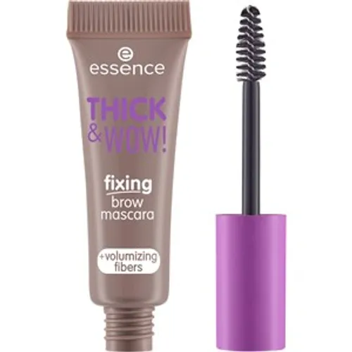 Essence Thick & Wow! Fixing Brow Mascara + Volumizing Fibers Female 6 ml