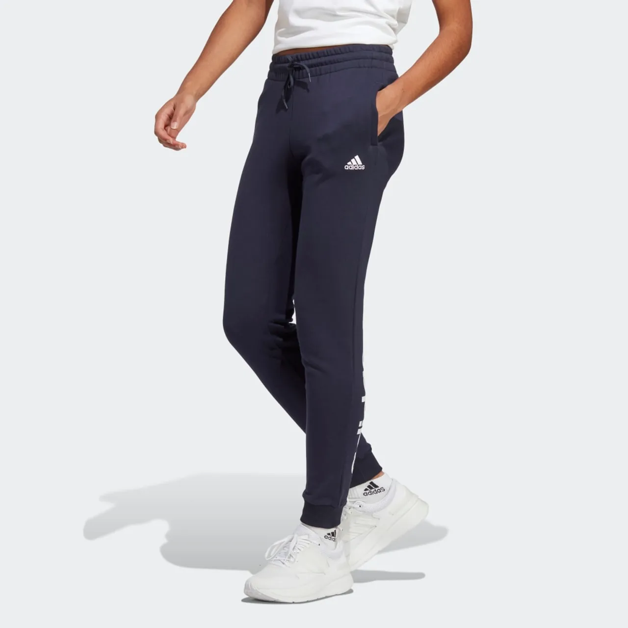 Essentials Linear French Terry Cuffed Joggers