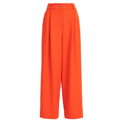 Essentiel Antwerp , Pleated Leg Pants in Orange ,Orange female, Sizes:
