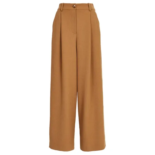 Essentiel Antwerp , Wide Trousers ,Brown female, Sizes:
