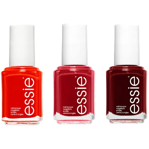 Essie Festive Reds Winter Manicure Trio Bundle