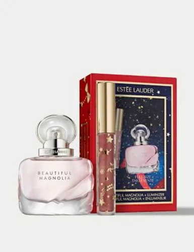 Estée Lauder Womens Beautiful Magnolia Duo Eau de Parfum Gift Set 32.7ml