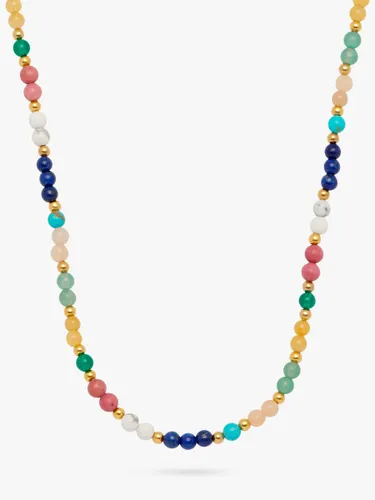 Estella Bartlett Gemstones Beaded Necklace, Multi - Multi - Female