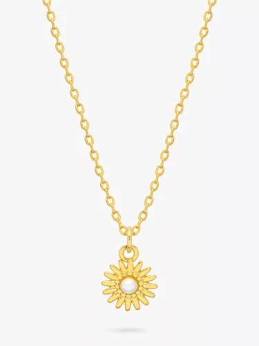Estella Bartlett Wonderful Mum Flower Necklace, Gold - Gold - Female