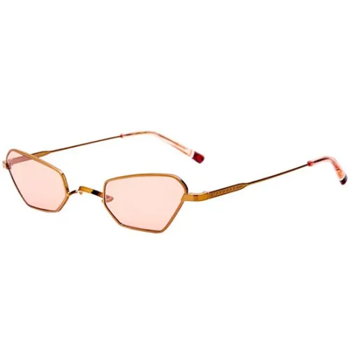 Etnia Barcelona , Carytown Sunglasses in Rose Gold/Pink ,Yellow unisex, Sizes: