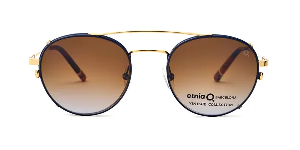 Etnia Barcelona Le Marais Clip-On Only GDBL Men's Sunglasses Gold Size 51