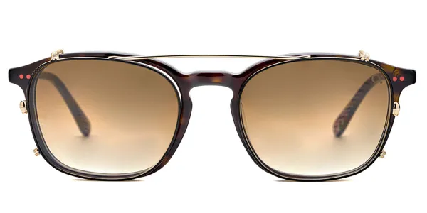 Etnia Barcelona Redwood Sun Clip-On Only GDBK Men's Sunglasses Gold Size 51